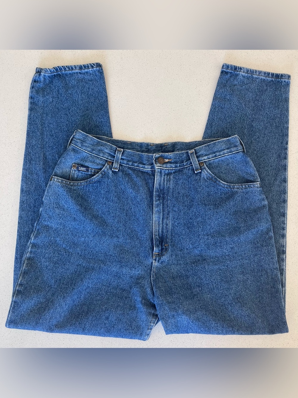 Lee Women's High-Rise Blue Denim Jeans